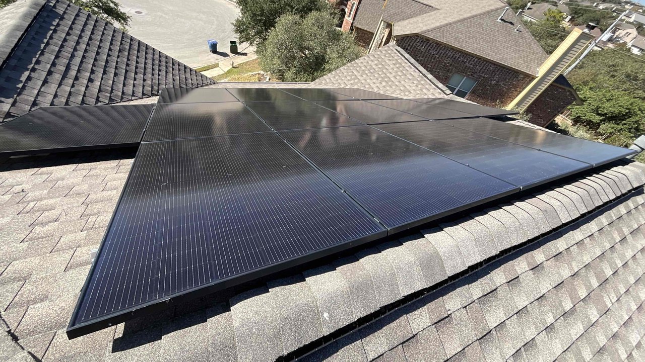 New matched all-black panels with Enphase microinverters after the upgrade