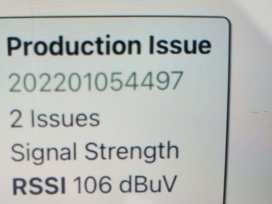 Enphase monitoring flagging a production issue and low signal strength on a microinverter