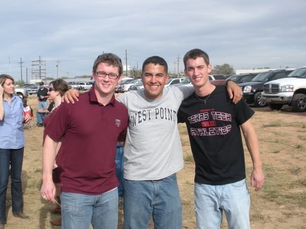 Bobby, Brian and Harrison at a Texas Tech versus Texas A&M game in 2009